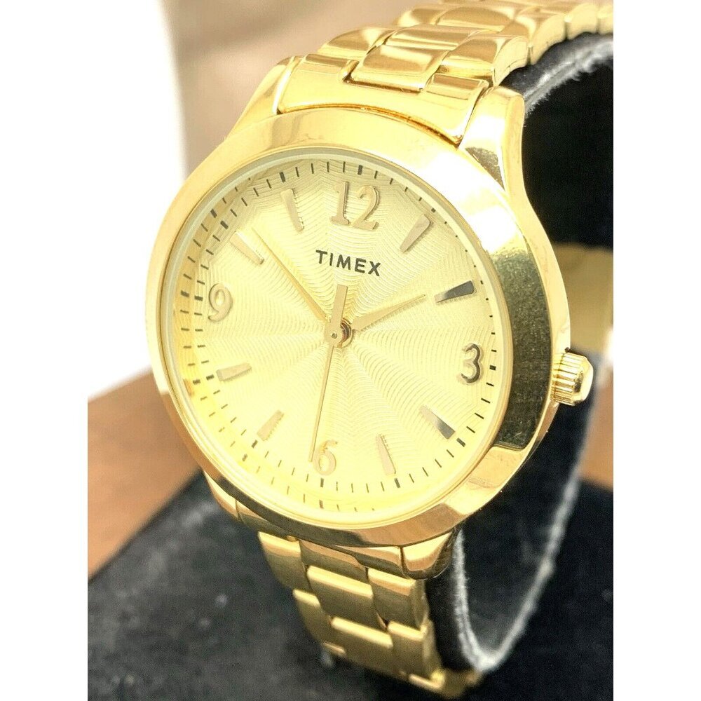 Timex Women's Watch TW2V36000 Quartz Gold Stainless Steel 32mm
